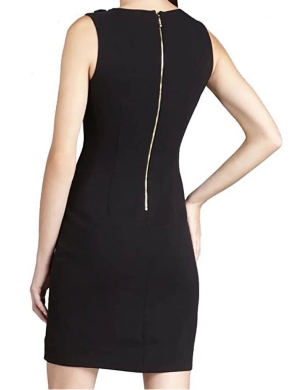 NWT Kate Spade Diane Beaded Neckline Sheath Dress Black Size 8 Retail $428.00